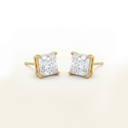 EleganceSquare Classic Solitaire Stud Earrings