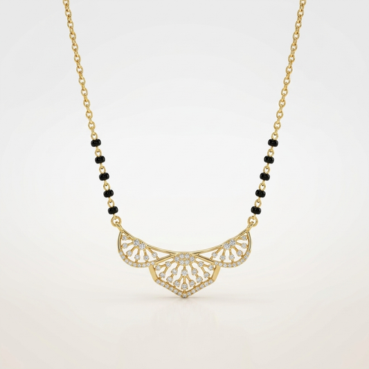 Royal Motif 925 Silver Mangalsutra