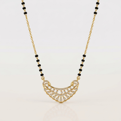 Golden Shine 925 Silver Mangalsutra