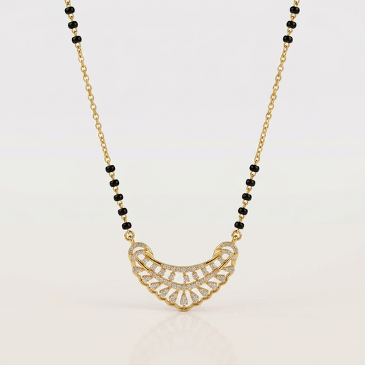 Golden Shine 925 Silver Mangalsutra