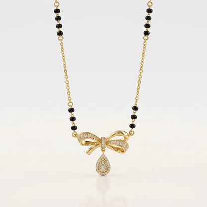 Bow Elegance 925 Silver Mangalsutra