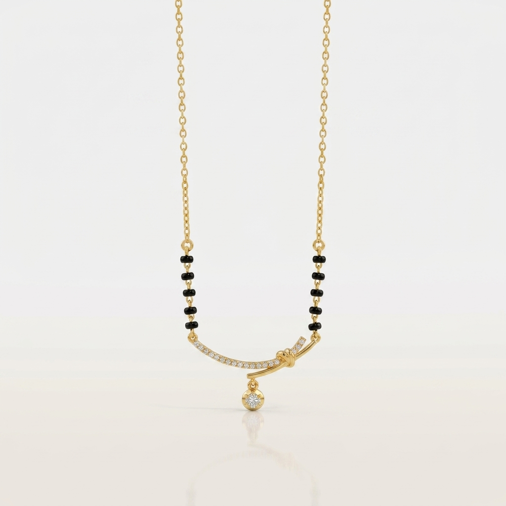 Grace Knot 925 Silver Mangalsutra
