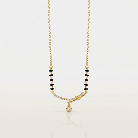 Grace Knot 925 Silver Mangalsutra