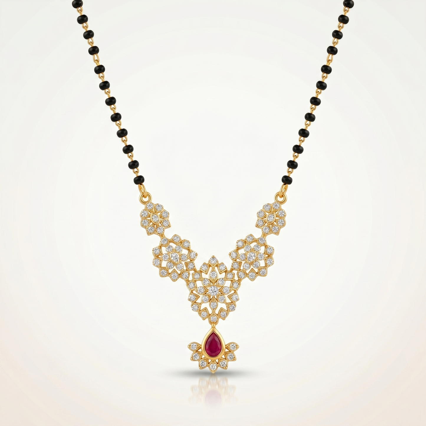 Elegant Curve Gold Mangalsutra
