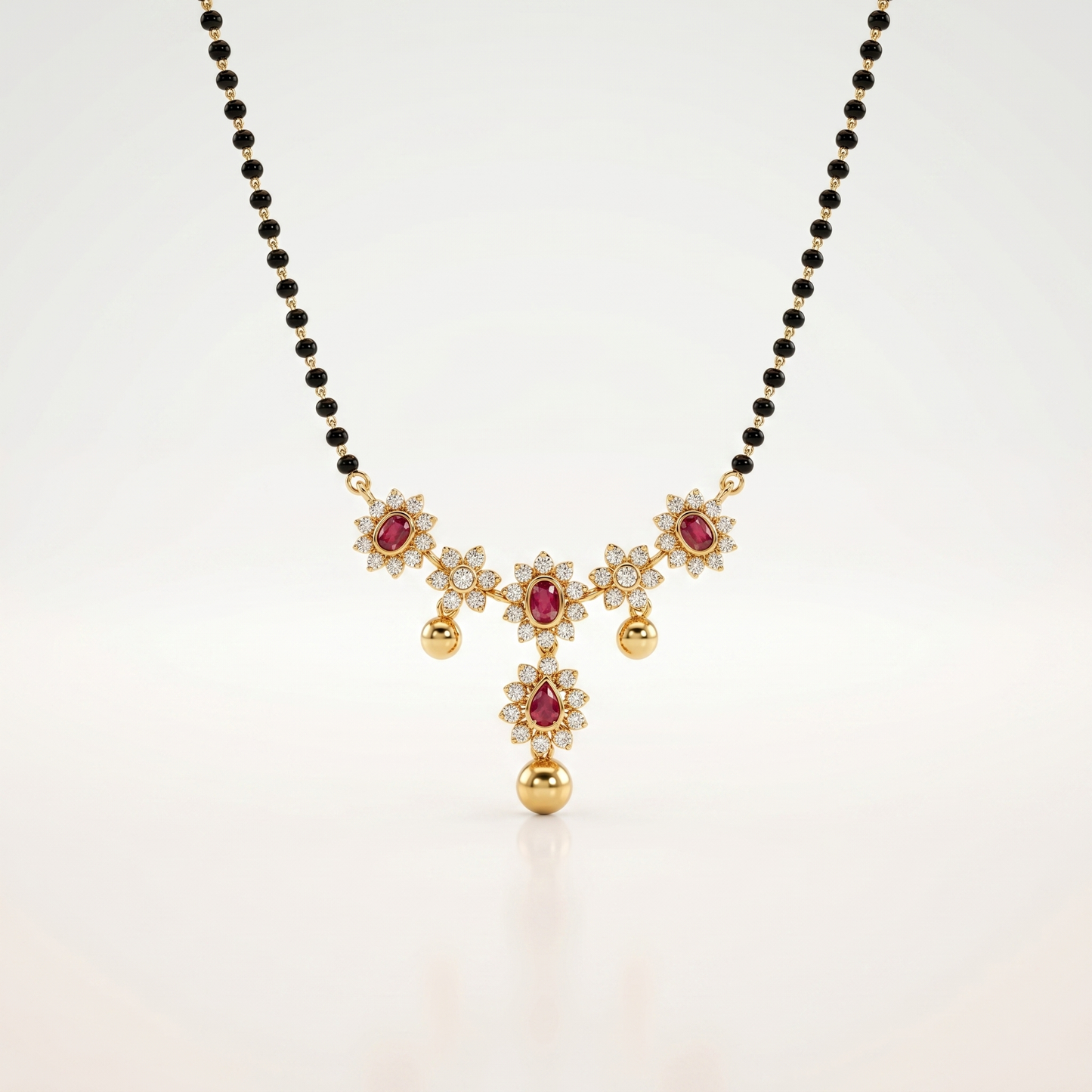 Divya Shree Floral Mangalsutra