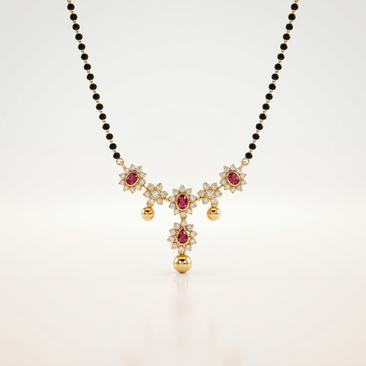 Divya Shree Floral Mangalsutra
