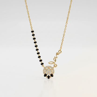 Endless Love Noir Diamond Mangalsutra