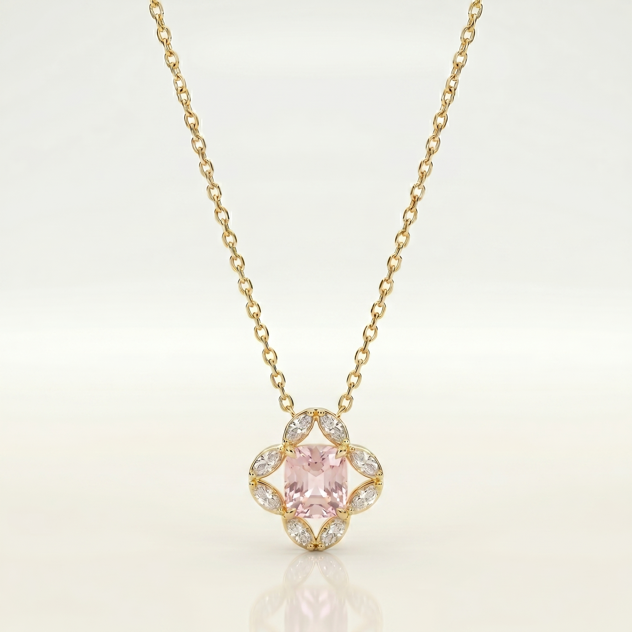 Celestia Teardrop Bloom Necklace