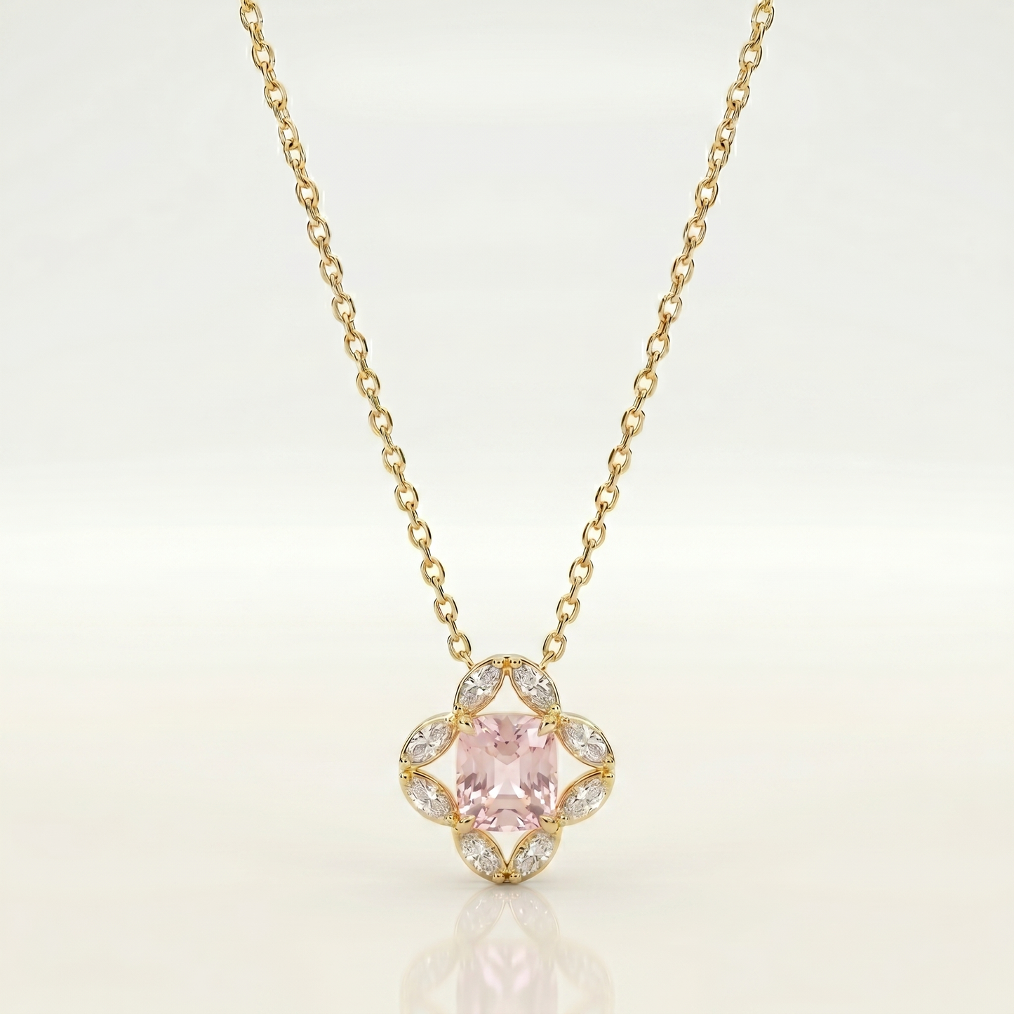 Celestia Teardrop Bloom Necklace