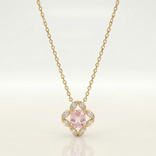 Celestia Teardrop Bloom Necklace