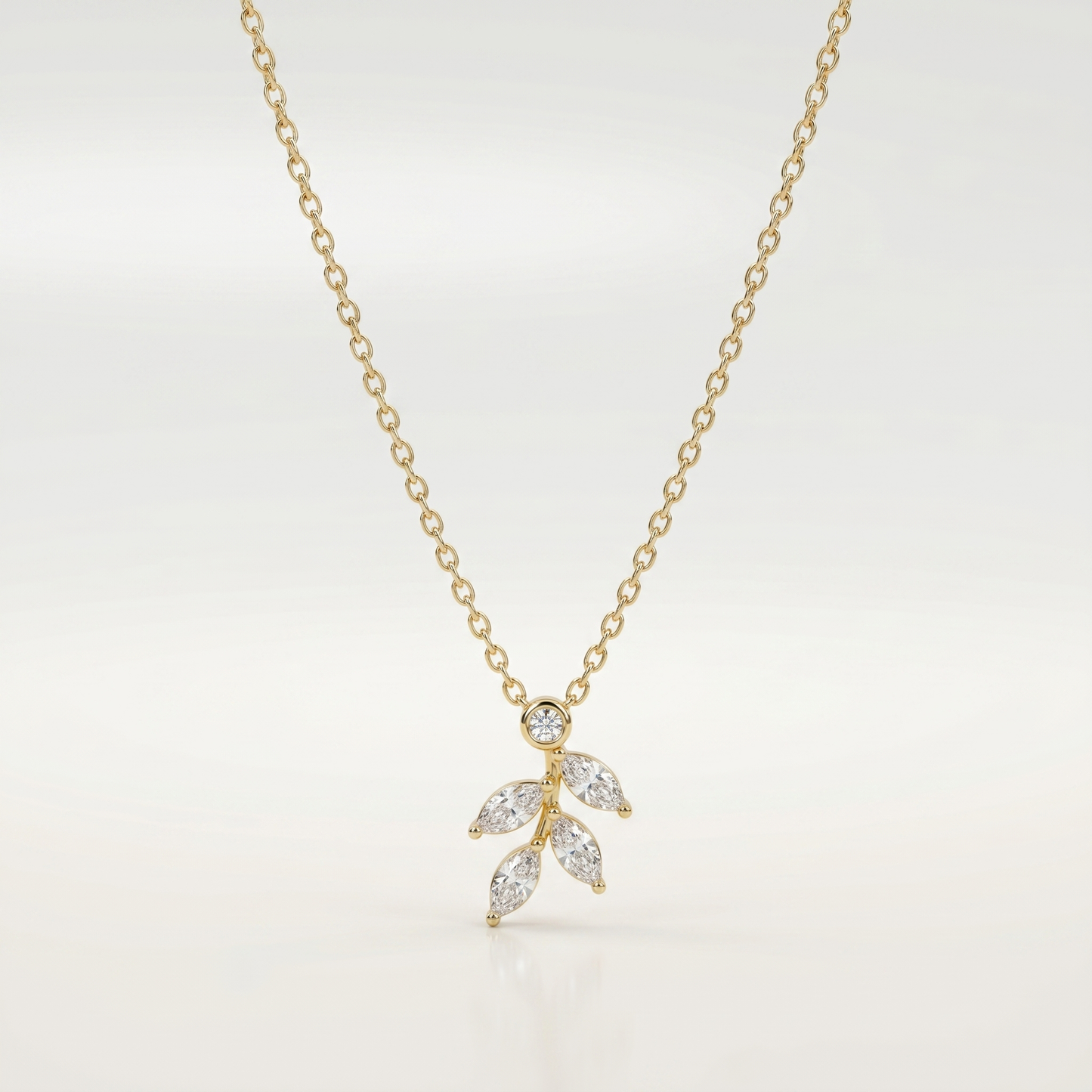 Crystal Vineleaf Elegance Necklace