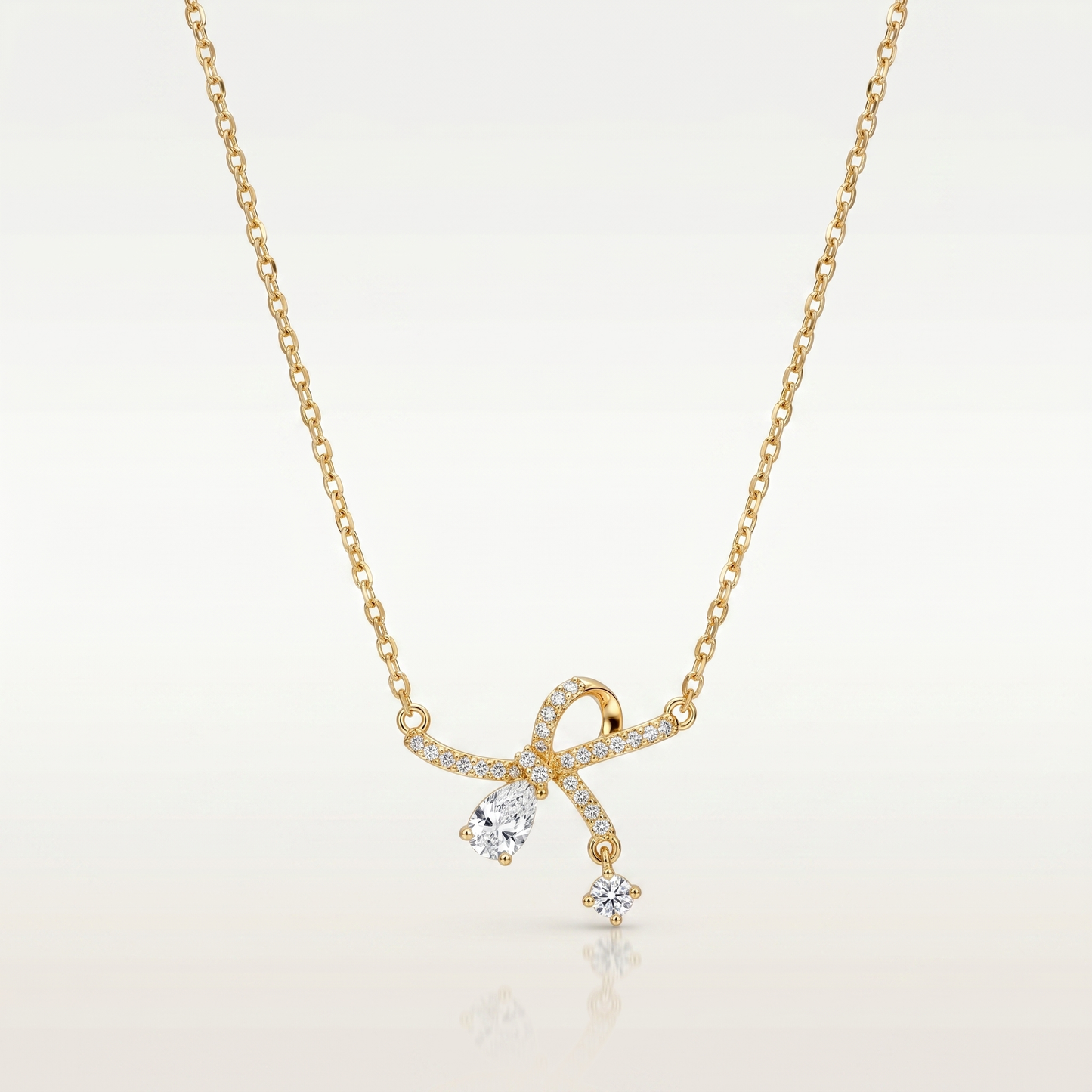 Twilight Bow Elegance Necklace