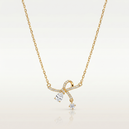 Twilight Bow Elegance Necklace