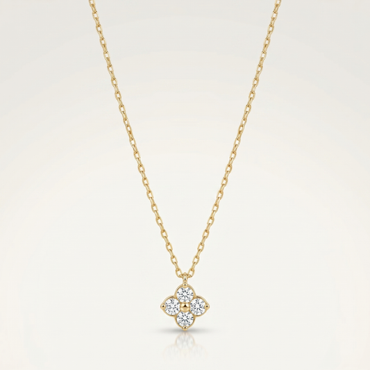 Twilight Spark Cluster Pendant Necklace