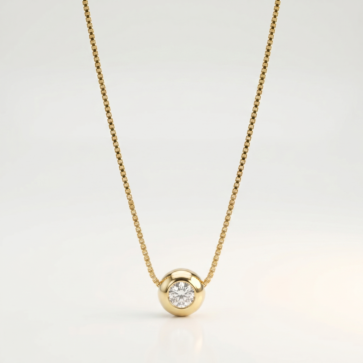 Eternal Glow Solitaire Necklace