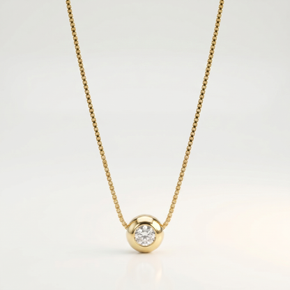 Eternal Glow Solitaire Necklace