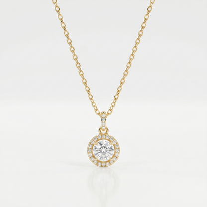 Radiant Halo Love Pendant