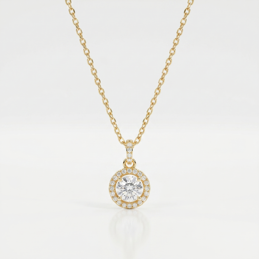 Radiant Halo Love Pendant