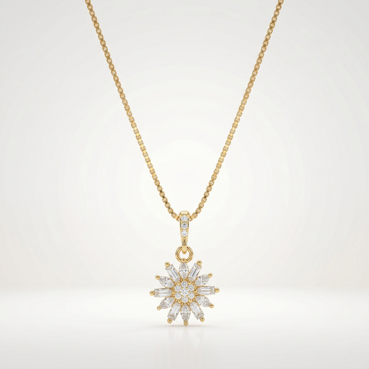 Celestara Radiant Star Pendant Necklace