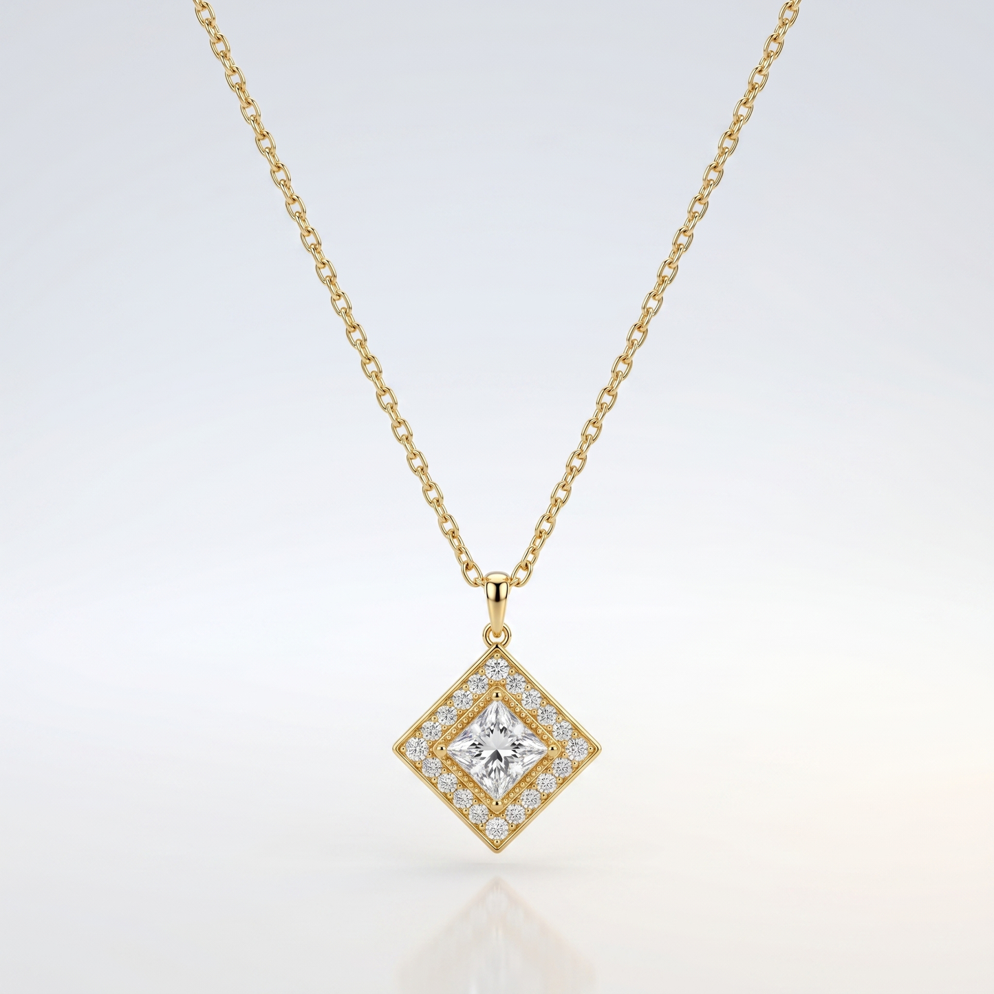 Regal Square Radiance Necklace