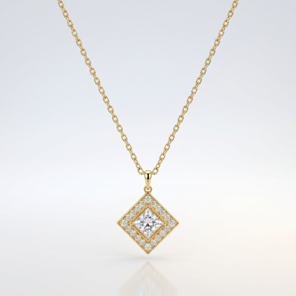 Regal Square Radiance Necklace
