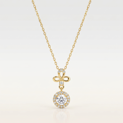 Celestia Bloom Drop Necklace