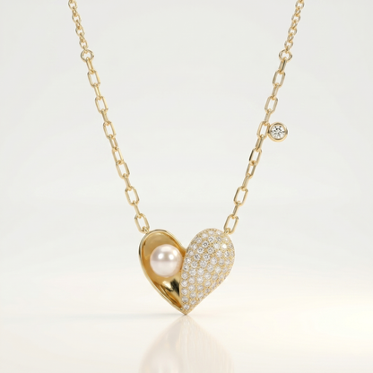Embrace Heart Charm Necklace