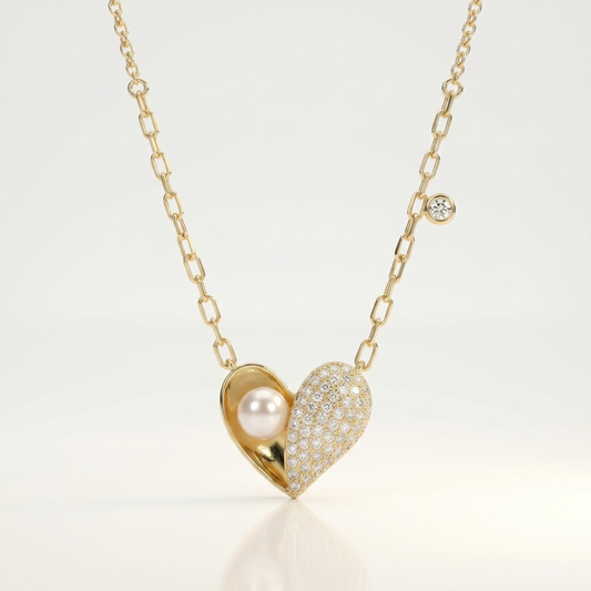 Embrace Heart Charm Necklace