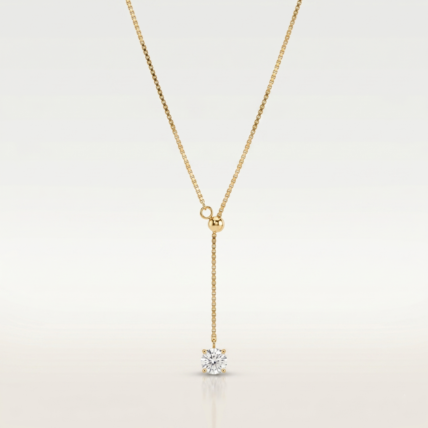 Crystal Drop Y-Necklace