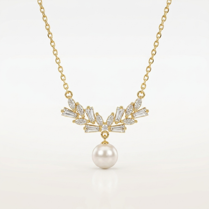 Regal Blossom Pearl Necklace