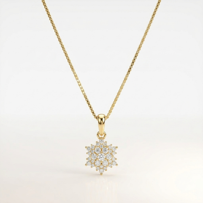 Snowlight Diamond Star Necklace