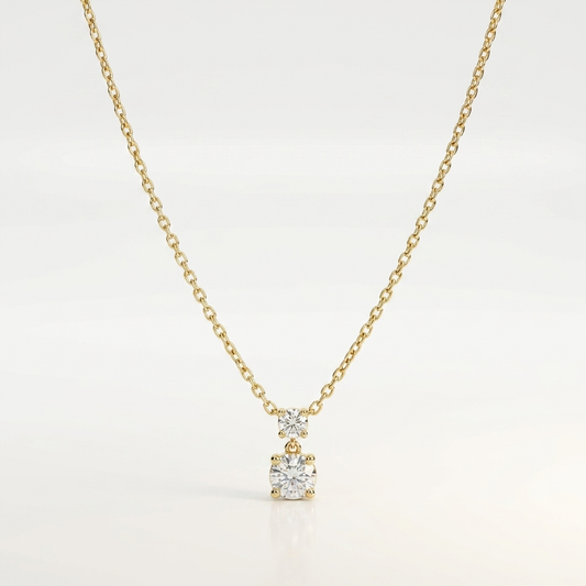 Celeste Twin Sparkle Necklace
