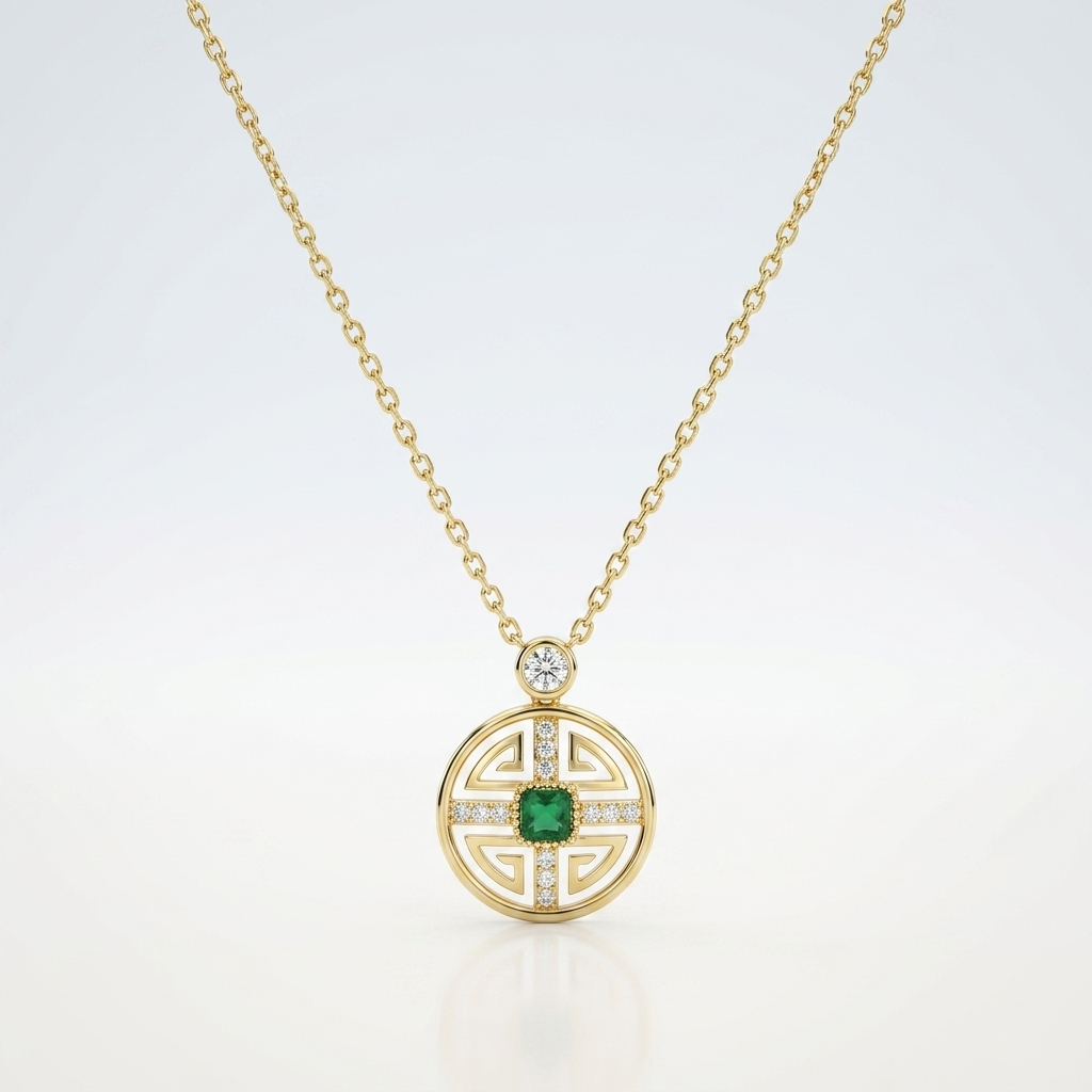 Eternia Harmony Medallion Necklace
