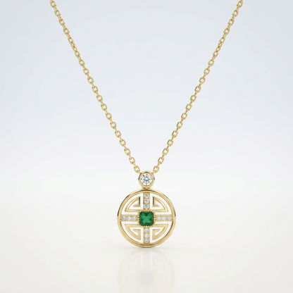 Eternia Harmony Medallion Necklace