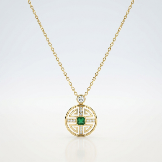 Eternia Harmony Medallion Necklace