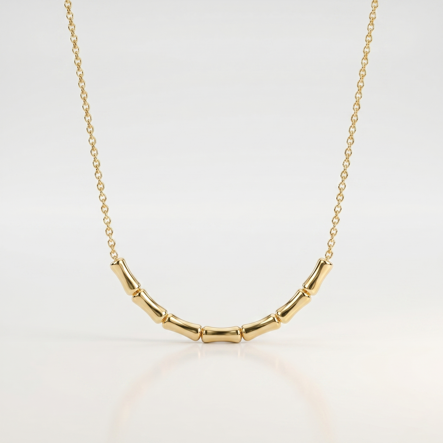 Zara Bamboo Charm Necklace
