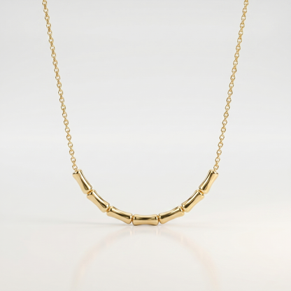 Zara Bamboo Charm Necklace