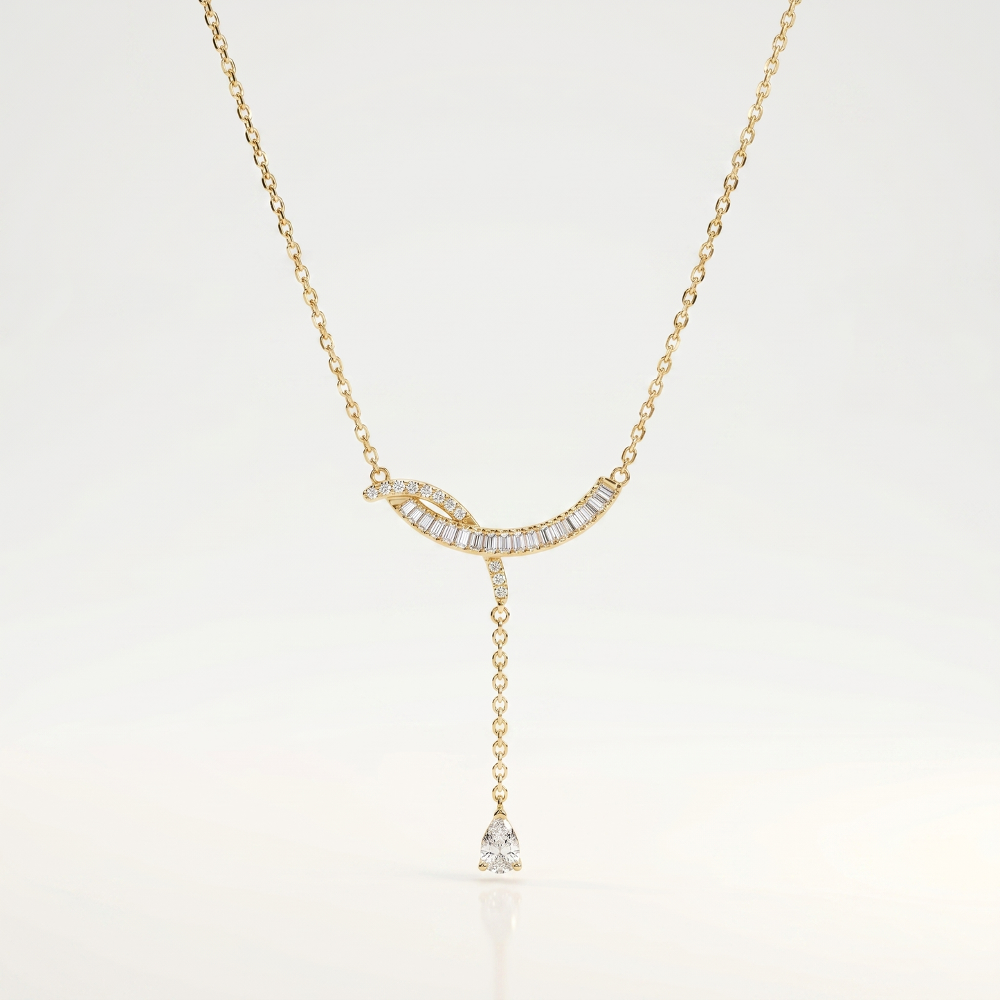 Elara Curve Drop Necklace