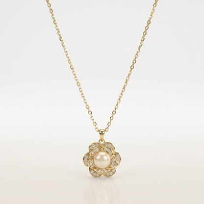 Aurelia Pearl Bloom Necklace