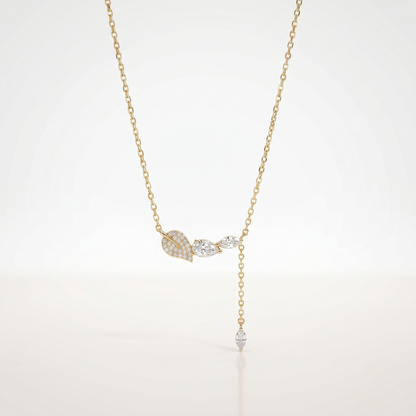 Whispering Leaf Cascade Necklace