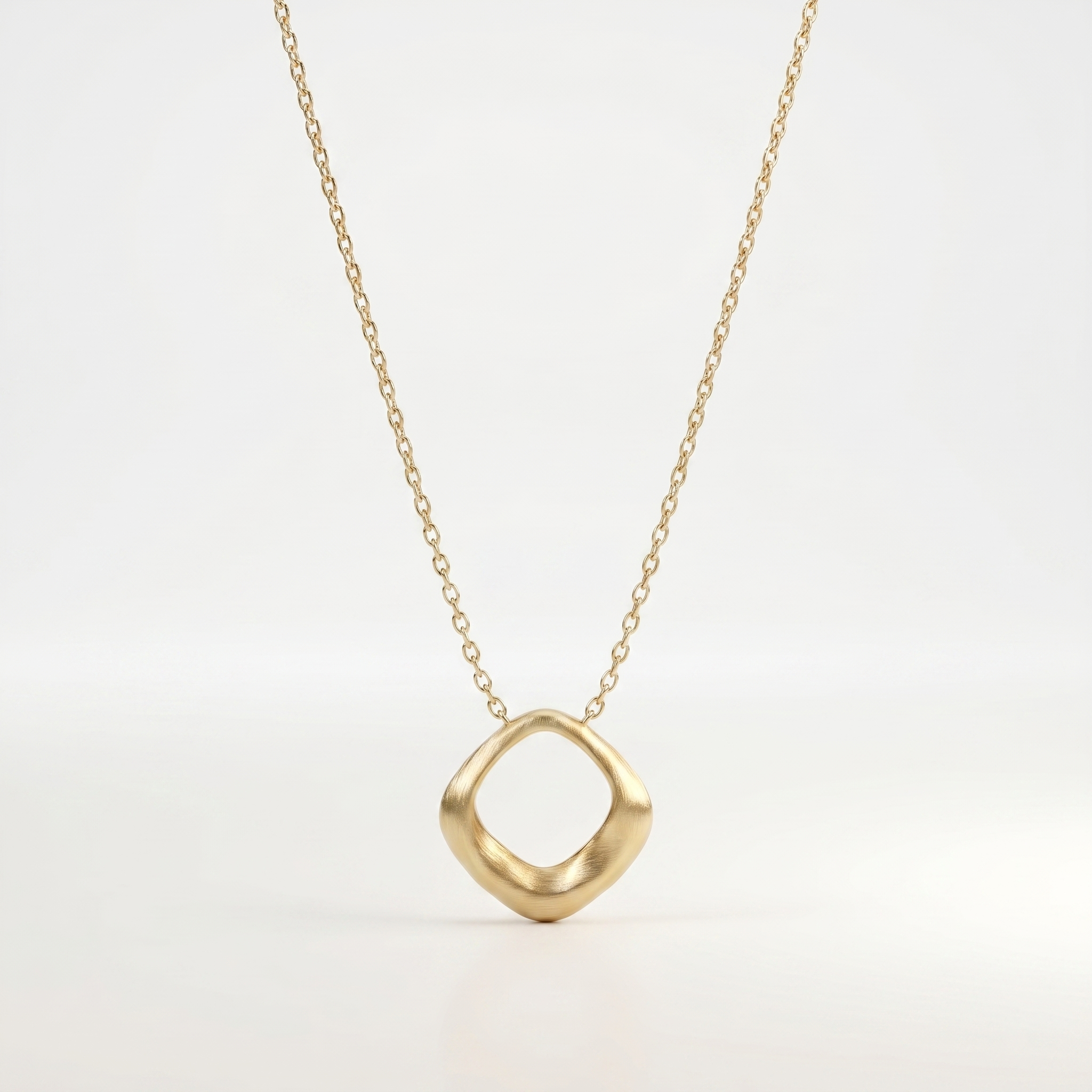 Buy Organic Loop Chain Necklace – 925 silver Style | Diamo