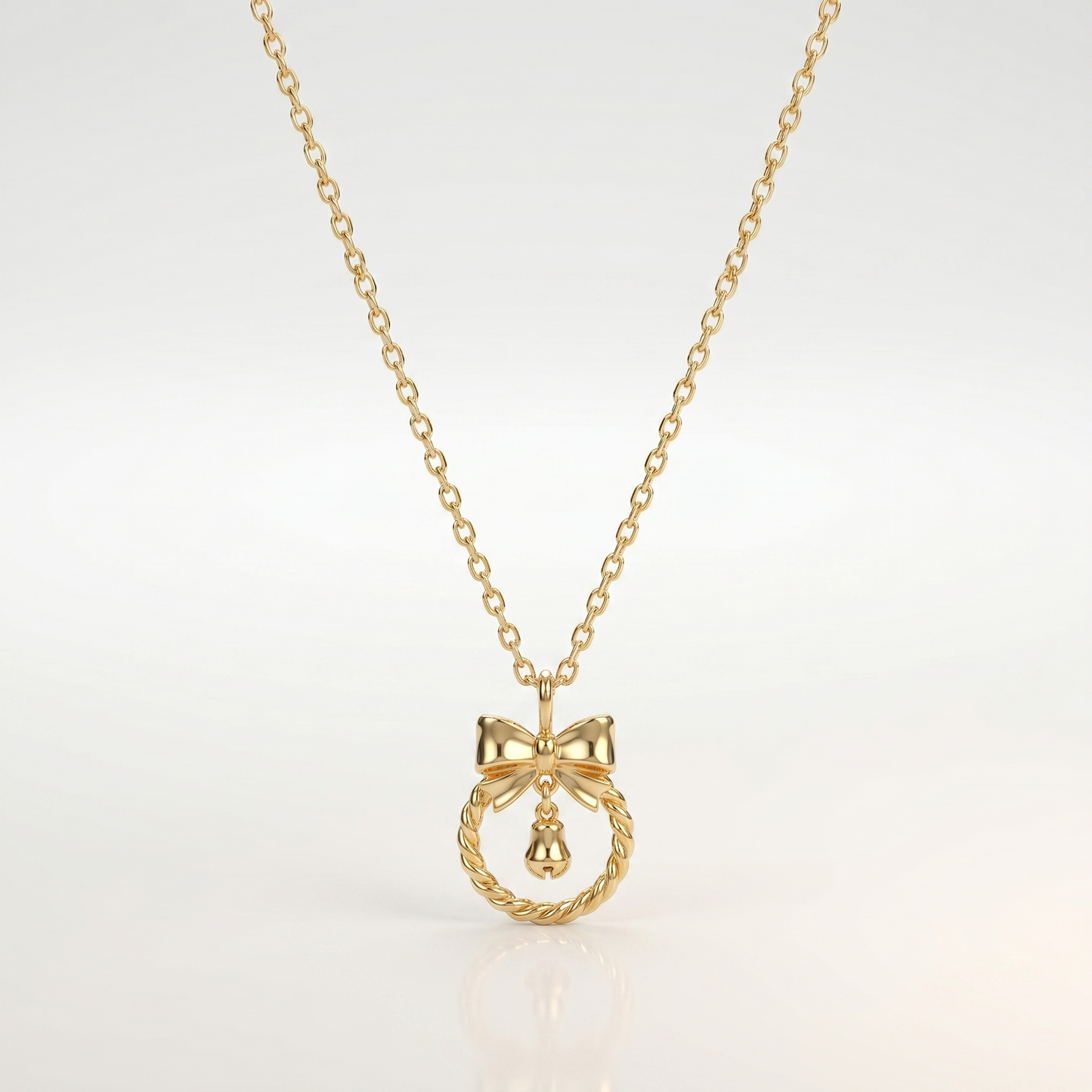 Enchanted Bow Charm Necklace