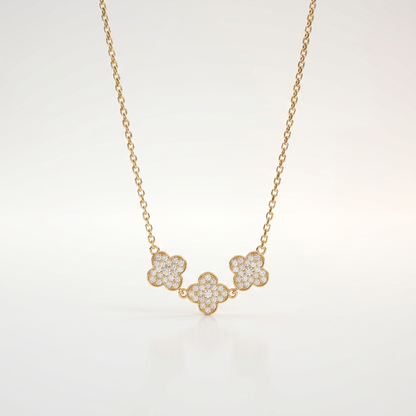 Triple Gleam Clover Chain