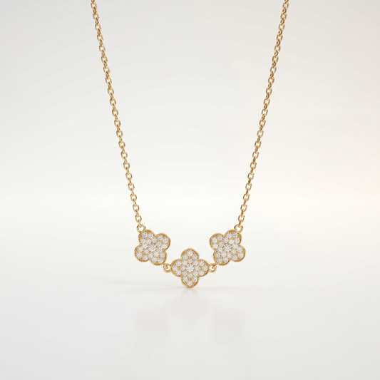 Triple Gleam Clover Chain