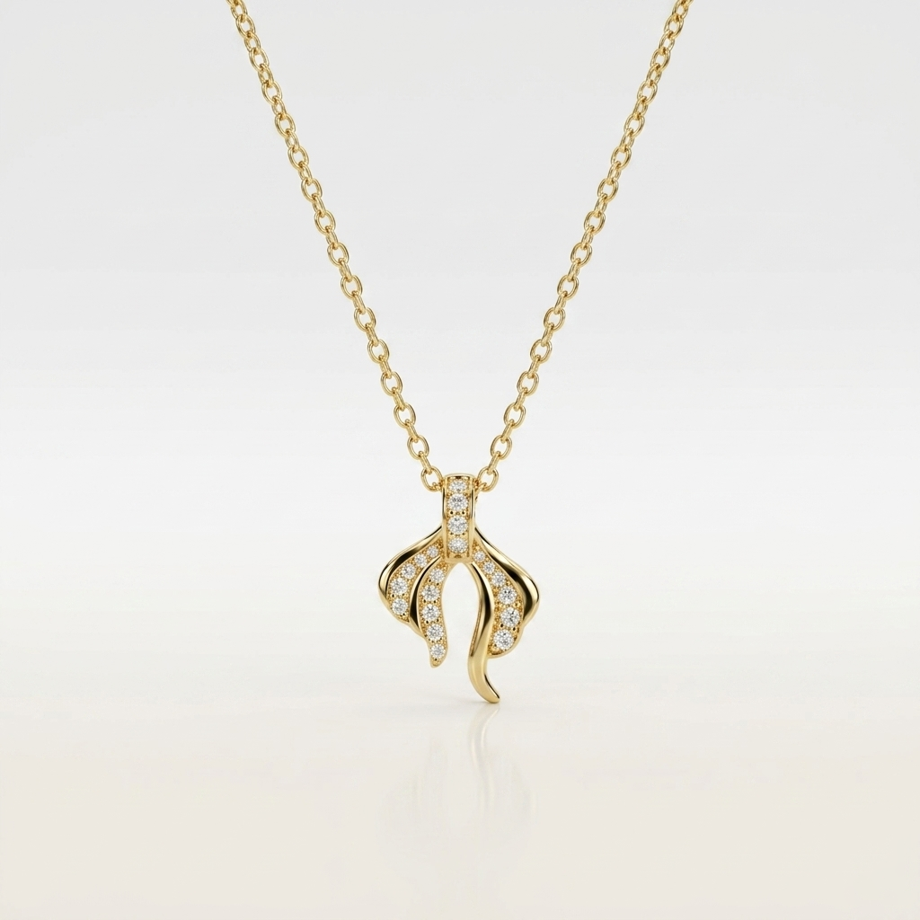 Emberleaf Grace Diamond Pendant Necklace