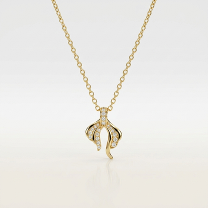 Emberleaf Grace Diamond Pendant Necklace