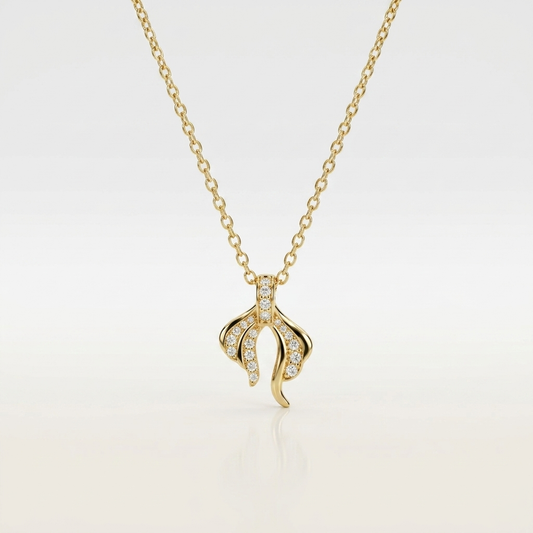Emberleaf Grace Diamond Pendant Necklace