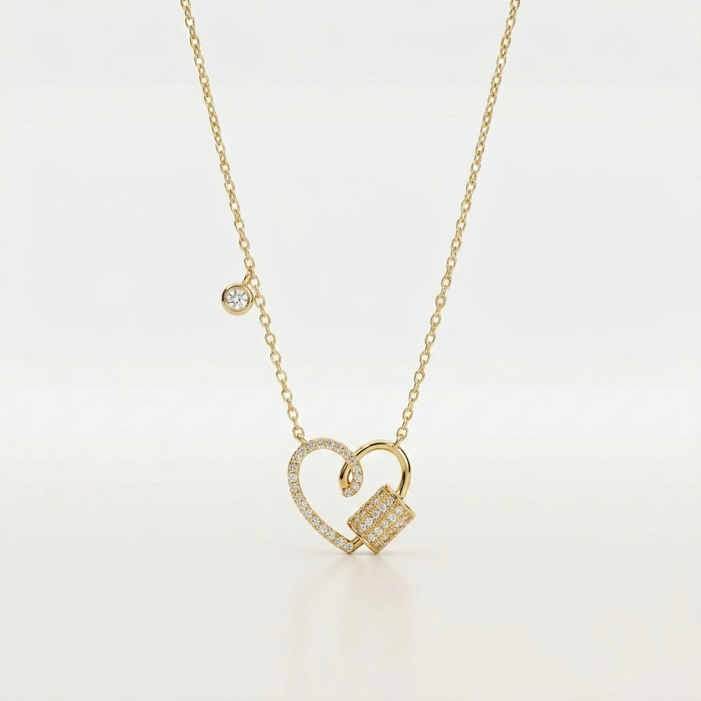 Eternal Harmony Infinity Heart Pendant Necklace