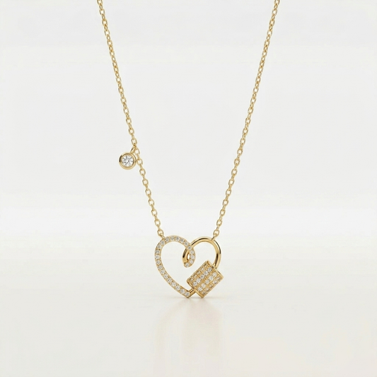 Eternal Harmony Infinity Heart Pendant Necklace