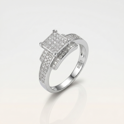 Square Halo Ring